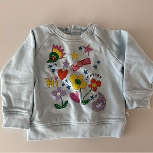 Stella McCartney Graphic Sweatshirt - Light Blue